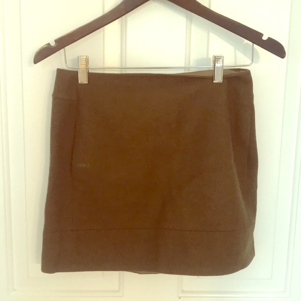 J Crew Wool mini skirt size 2